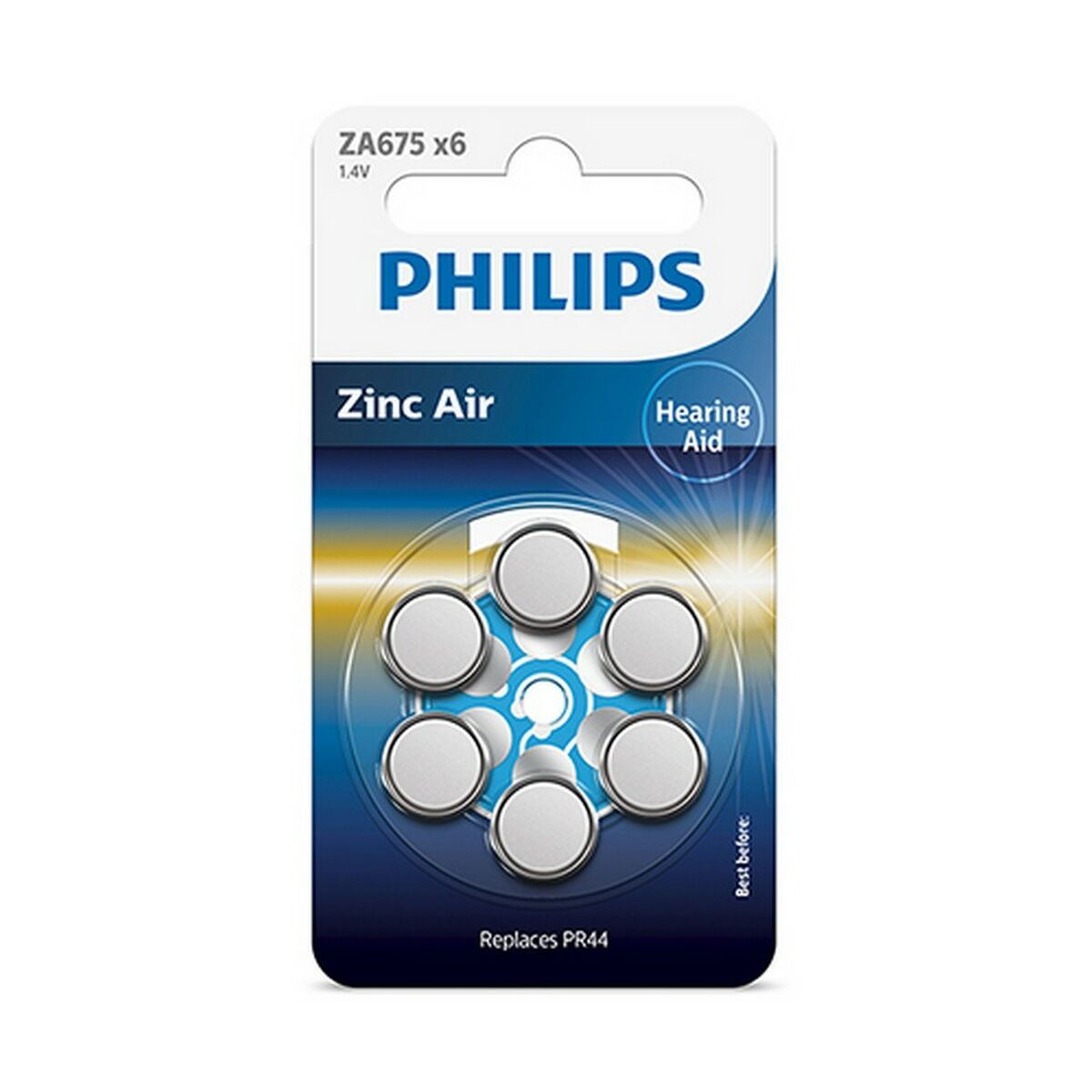 Batteries Philips Zinc (6 uds)-0