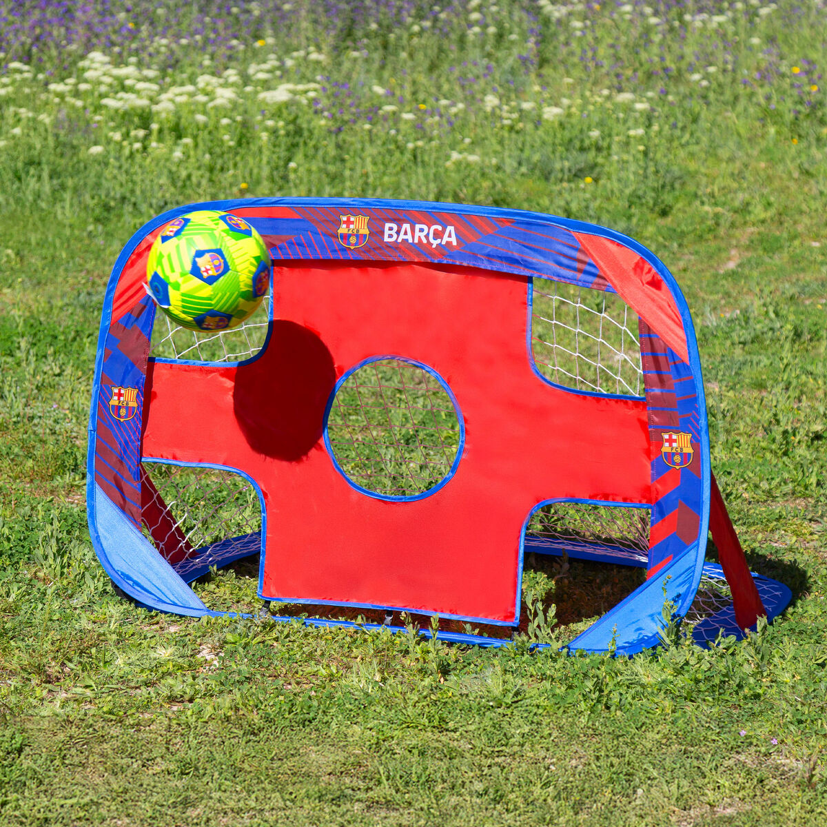 Football Goal F.C. Barcelona 120 x 80 x 80 cm (4 Units)-4