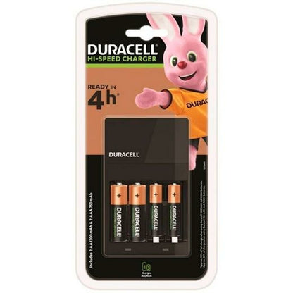 Charger + Rechargeable Batteries DURACELL (3 Units)-1