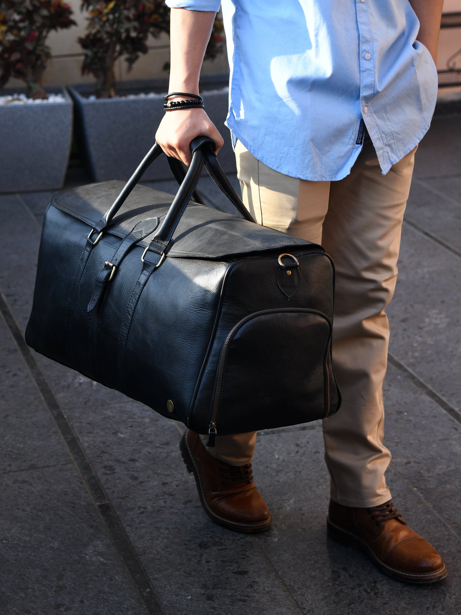Gant Leather Duffle-1