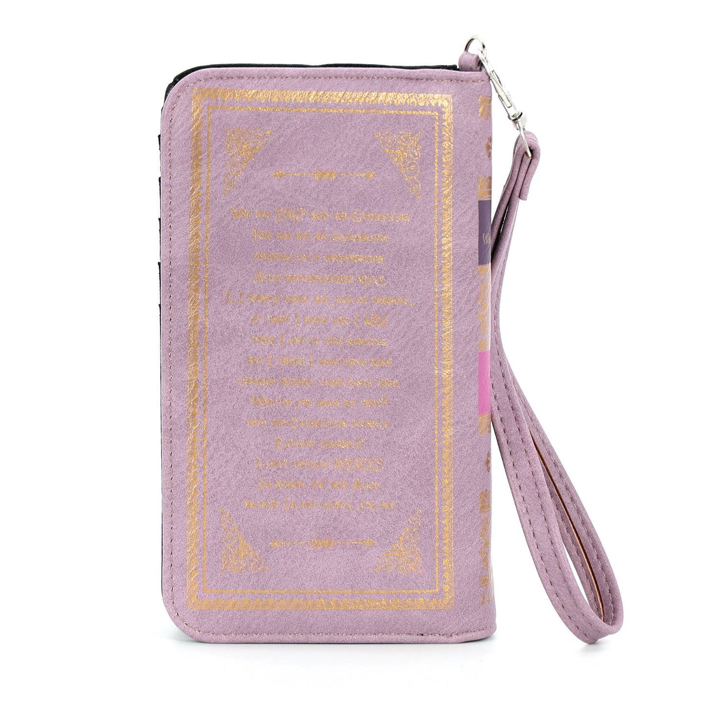 Alice in Wonderland Book Wallet Wristlet-2