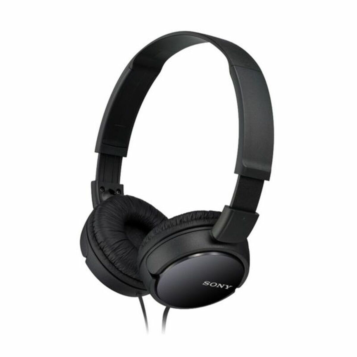 Foldable Headphones Sony MDRZX110B Black External supraaural With cable-0
