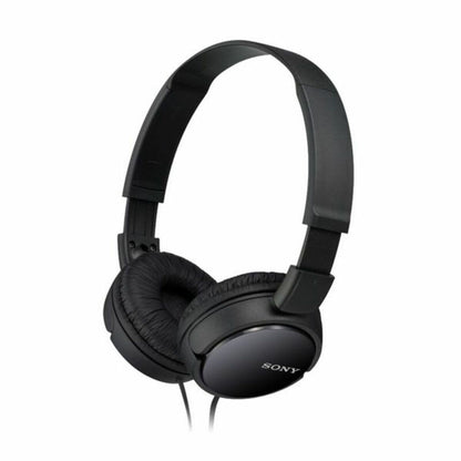 Foldable Headphones Sony MDRZX110B Black External supraaural With cable-0