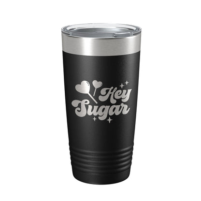 Hey Sugar Tumbler Valentine's Day Gift Travel Mug Insulated Laser Engraved Coffee Cup Retro 20 oz-5