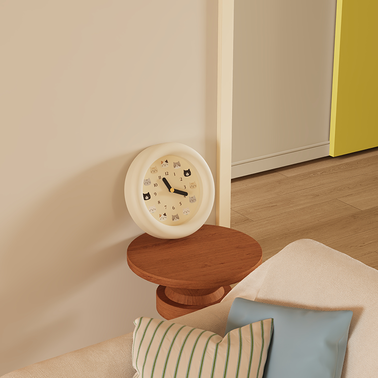 Cute Cat Wall Clock-3