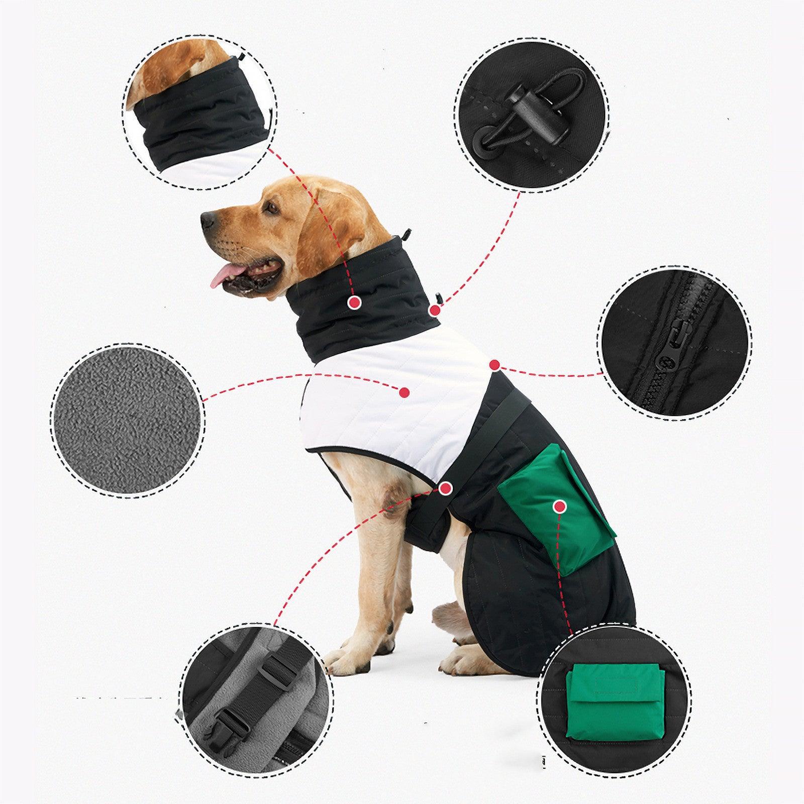 Winter Wonderland Dog Padded Coat-1