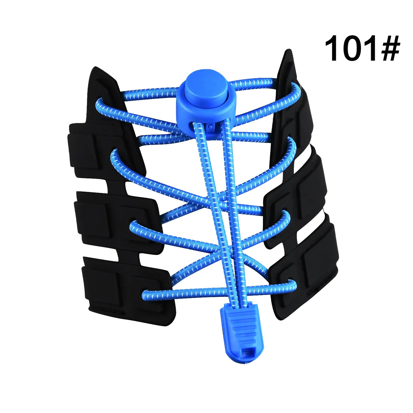 Kids No-Tie Shoelace Clips with Elastic Bands