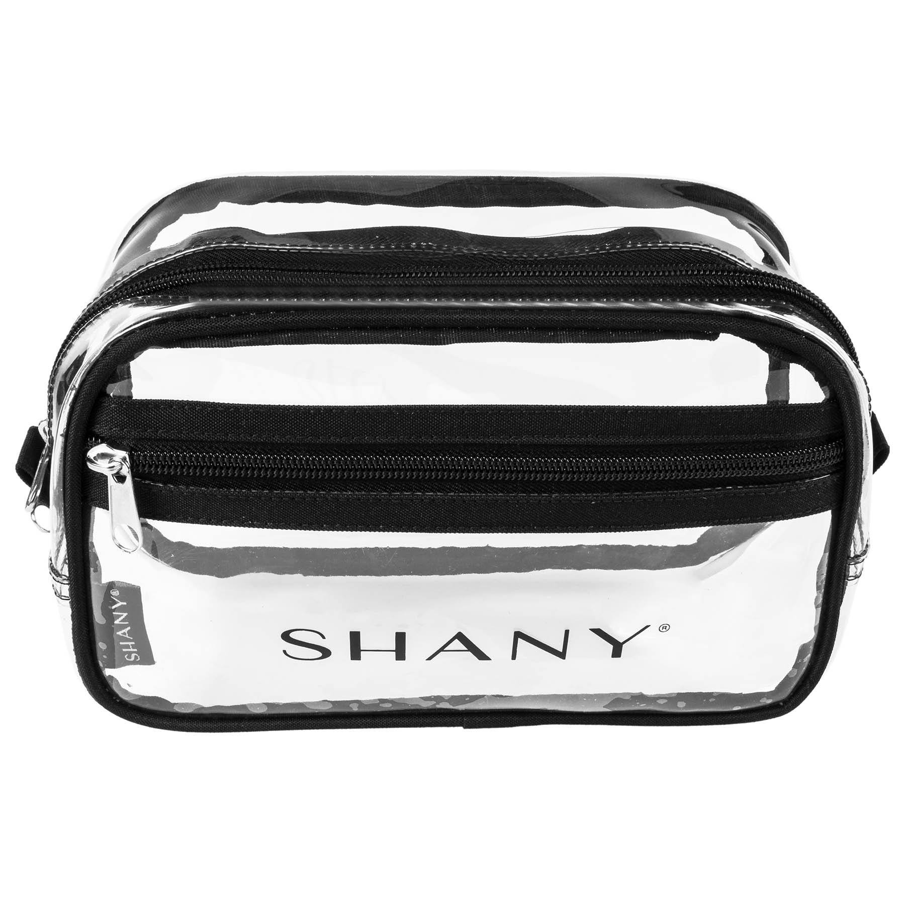 Clear Toiletry Makeup Carry-On Pouch with Zippered Compartment-2