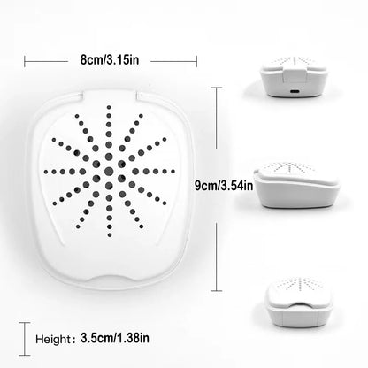 Hearing Aids UV Drying and Sterilization Box, Electronic Dehumidifier, USB Type-C Plug-in-2