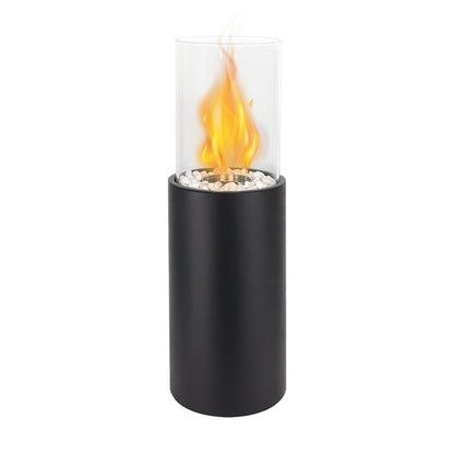 10" *10"*31.50 " Big Round Freestanding Outdoor Fireplace-3
