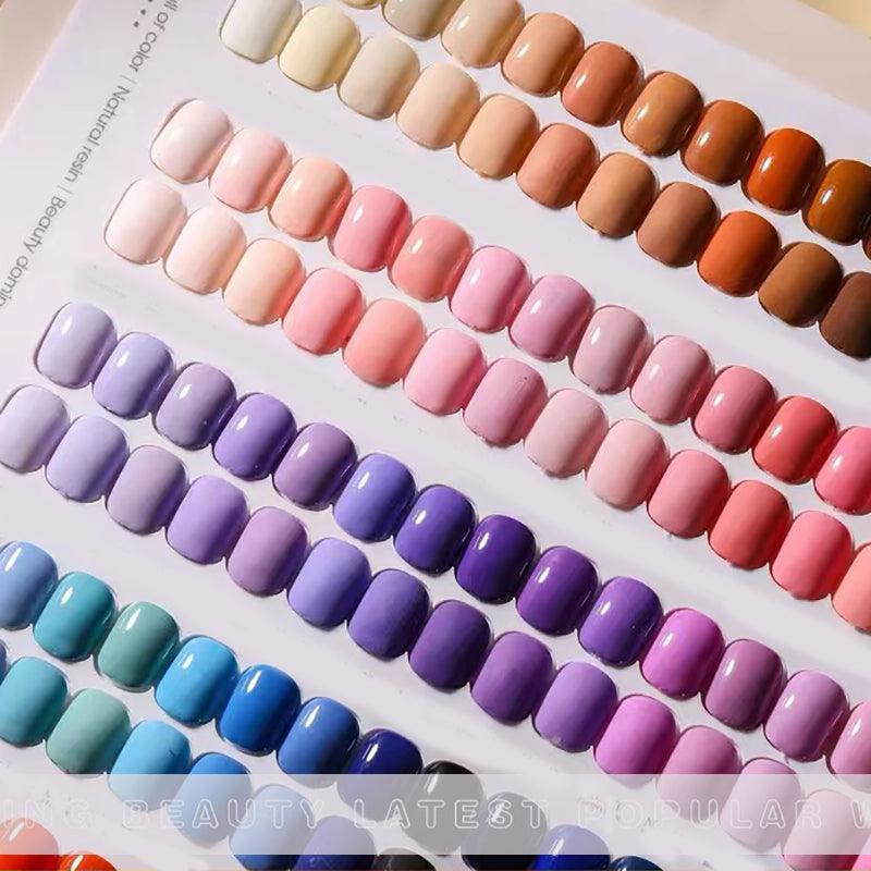 Kalisa 10Pcs Gel Nail Set Gel Nail Polish Kit Glitter Soak Off Uv Varnish 15Ml-3