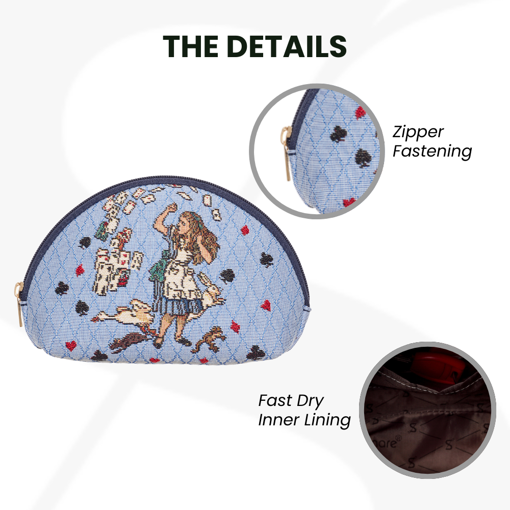 Alice in Wonderland Nothing but Cards - Cosmetic Bag-3