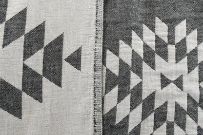 AZTEC BLACK TURKISH TOWEL-3