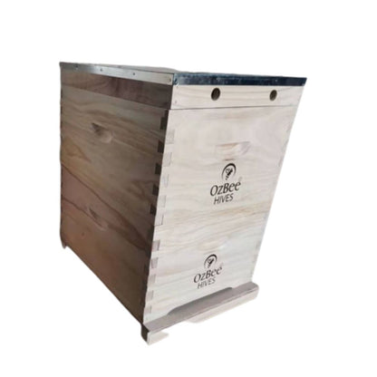 8 Frames Premium Double Beehive Kit NZ Pine Timber-Flat Pack Boxes, OZBEE Premium Beehive-2
