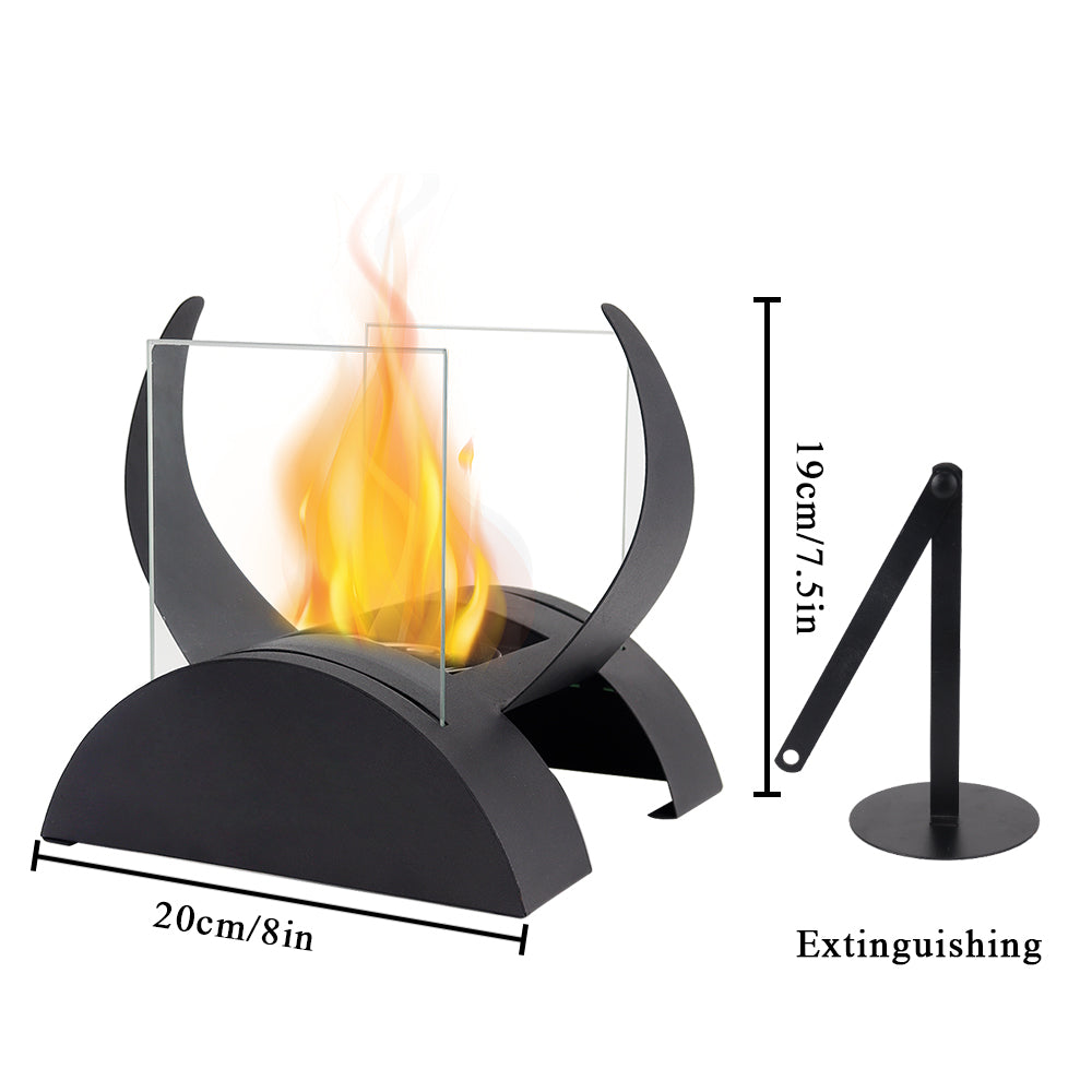 7.5"H Tabletop Bio Ethanol Fireplace-1