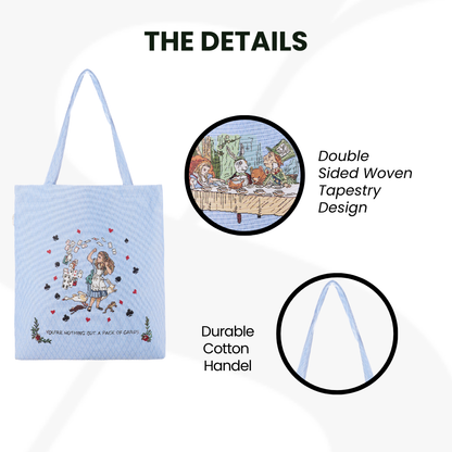 Alice in Wonderland Tea Party - Flat Bag-3