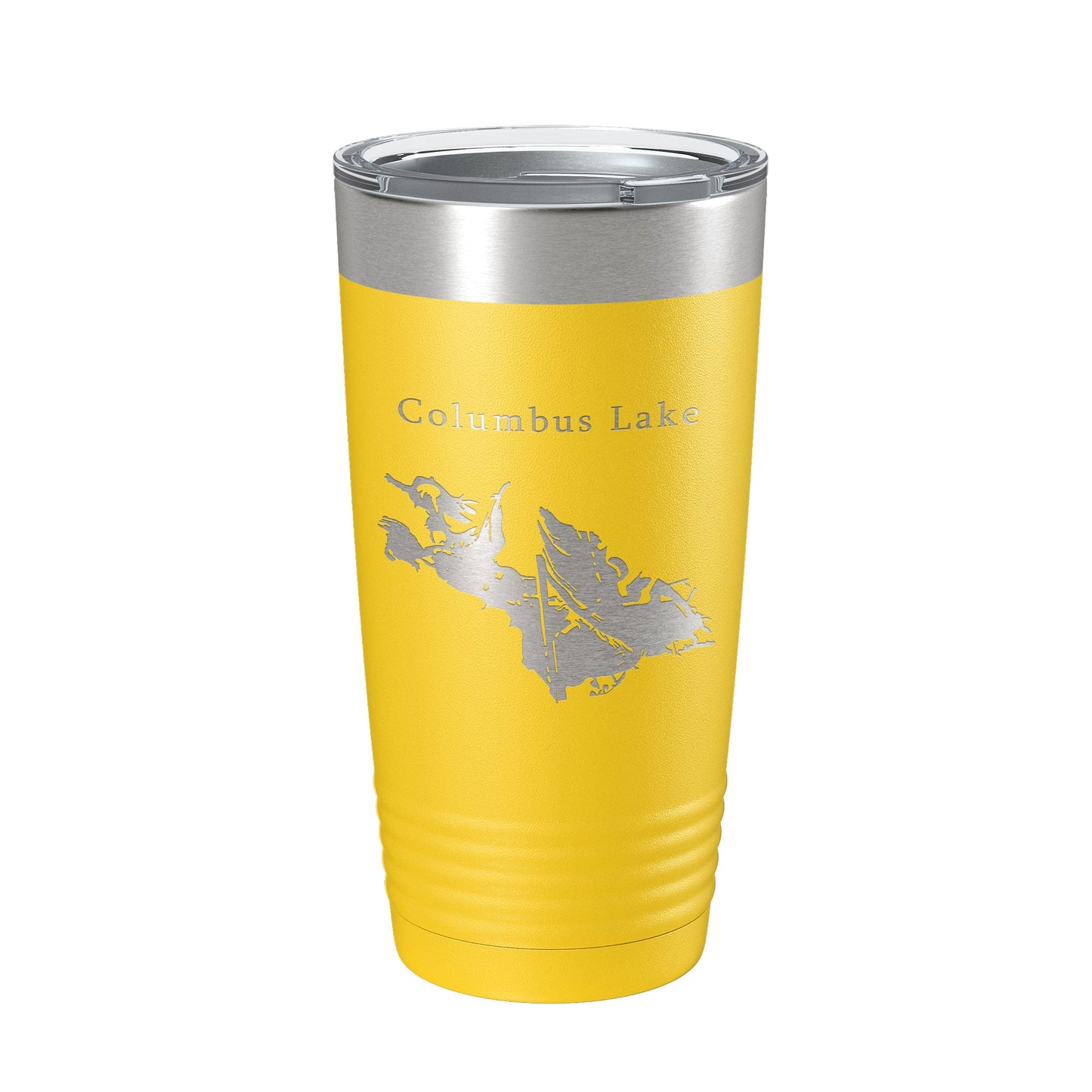 Columbus Lake Map Tumbler Travel Mug Insulated Laser Engraved Coffee Cup Mississippi 20 oz-19