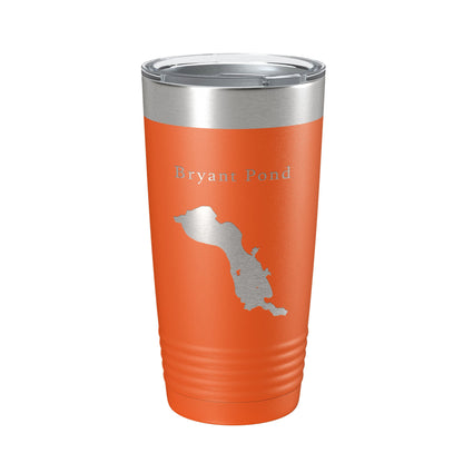 Bryant Pond Lake Christopher Map Tumbler Travel Mug Insulated Laser Engraved Coffee Cup Maine 20 oz-17