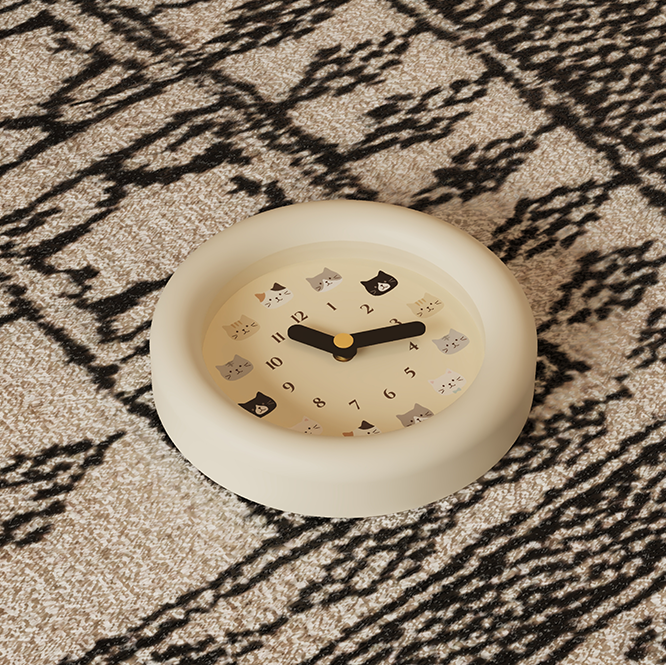 Cute Cat Wall Clock-2