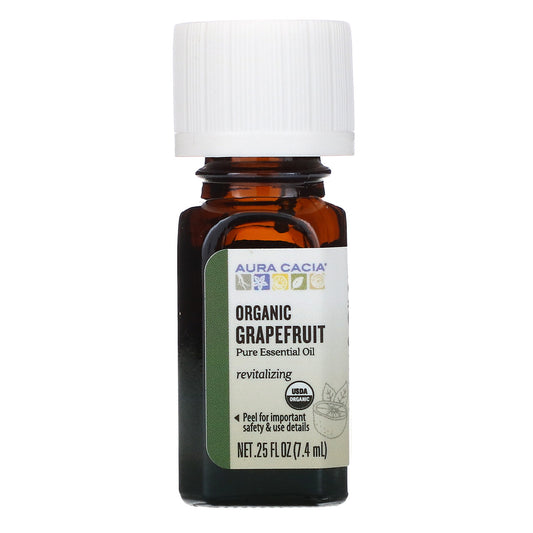 Aura Cacia Organic Grapefruit Essential Oil (1x.25 Oz)-0