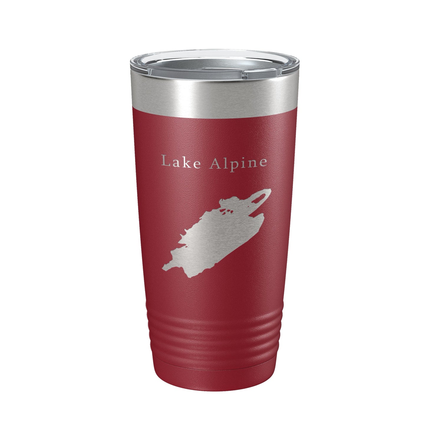 Lake Alpine Map Tumbler Travel Mug Insulated Laser Engraved Coffee Cup California 20 oz-18
