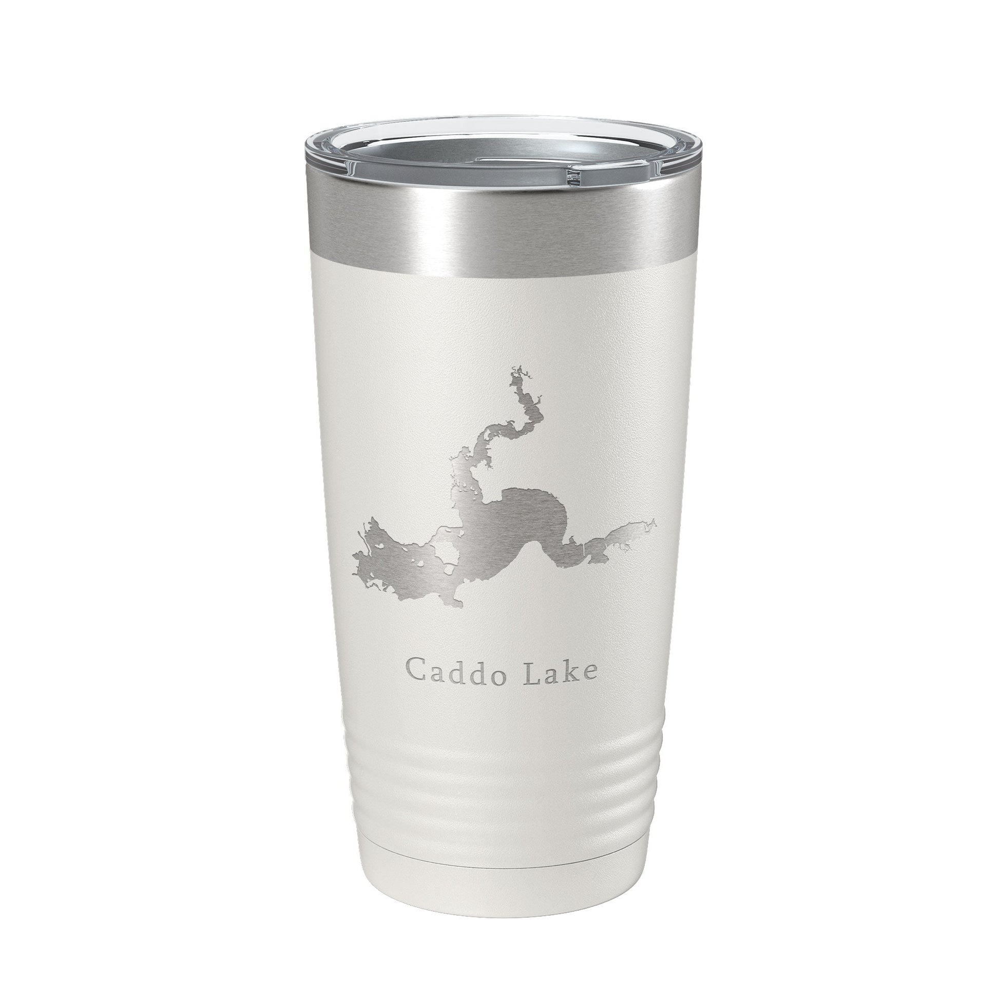 Caddo Lake Map Tumbler Travel Mug Insulated Laser Engraved Coffee Cup Louisiana Texas 20 oz-1