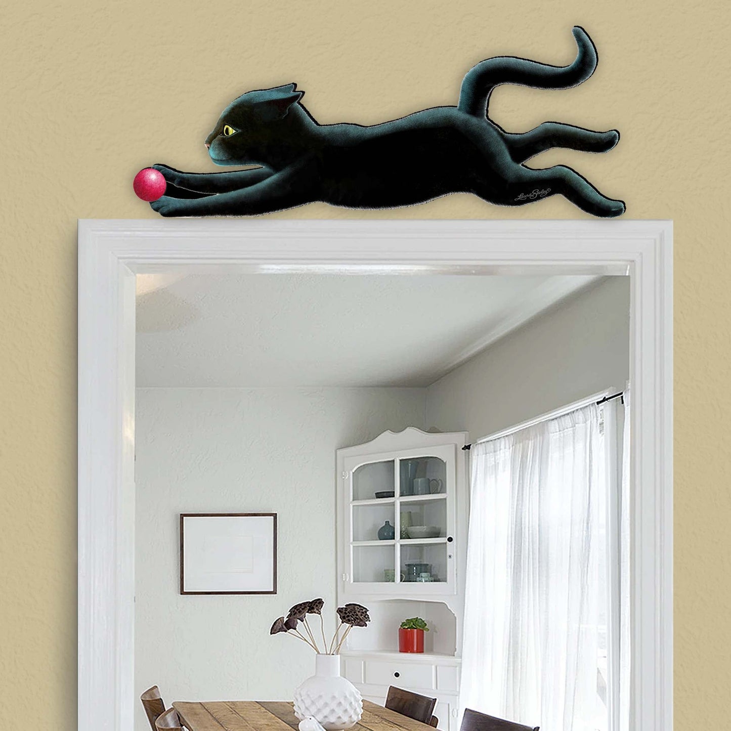 Black Cat Home Decor Outdoor Decor by L. Seeley - Pet Decor - 8512073F-LS-1