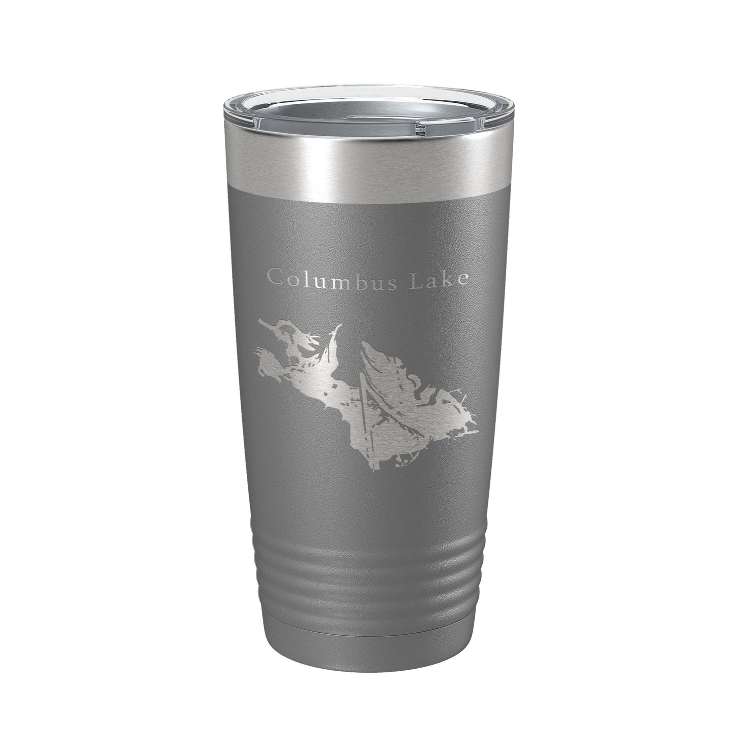 Columbus Lake Map Tumbler Travel Mug Insulated Laser Engraved Coffee Cup Mississippi 20 oz-16
