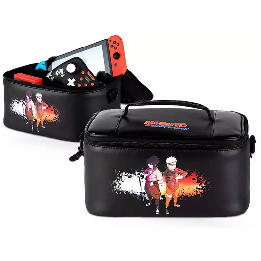 Konix Naruto KX SW LUNCH BAG Kihúzható tok Nintendo Nejlon Fekete (KX-NS-LB-NARU)-0