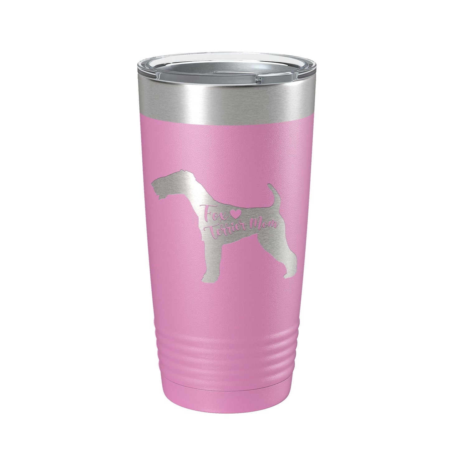 Fox Terrier Mom Tumbler Dog Travel Mug Gift Insulated Laser Engraved Coffee Cup 20 oz-14