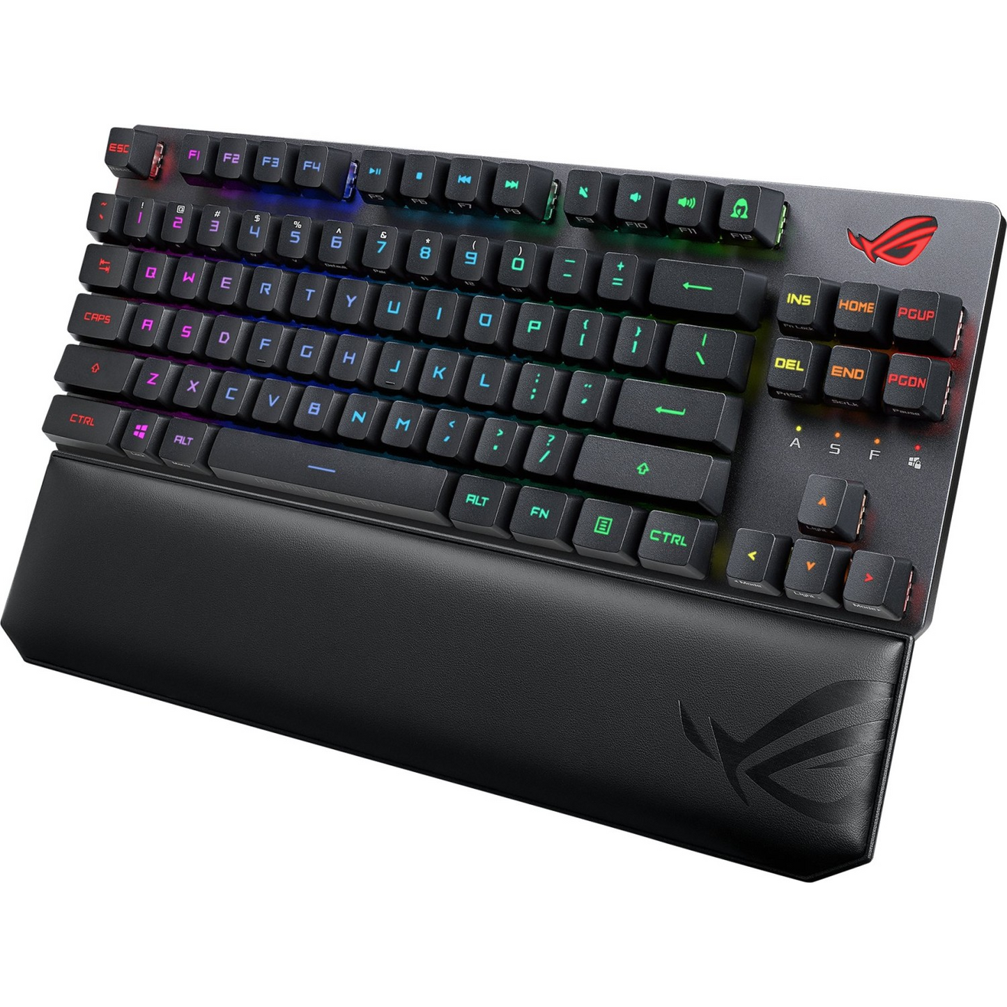 ASUS ROG Strix Scope RX TKL Wireless Deluxe billentyűzet Játék USB + RF Wireless + Bluetooth AZERTY Francia Fekete (90MP02J0-BKFA00)-0