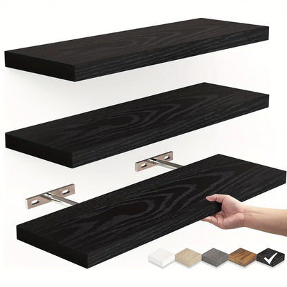 Wall Storage Hanging Solid Wood Shelf