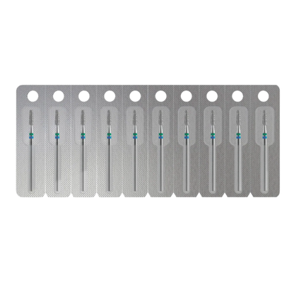 DIAMOND NAIL DRILL BIT, "DUO CONE", BLUE-GREEN, HEAD DIAMETER 2,5/8MM (FA70BG025/8) - STALEKS™-2