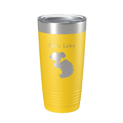 Bodi Lake Map Tumbler Travel Mug Insulated Laser Engraved Coffee Cup Michigan 20 oz-4