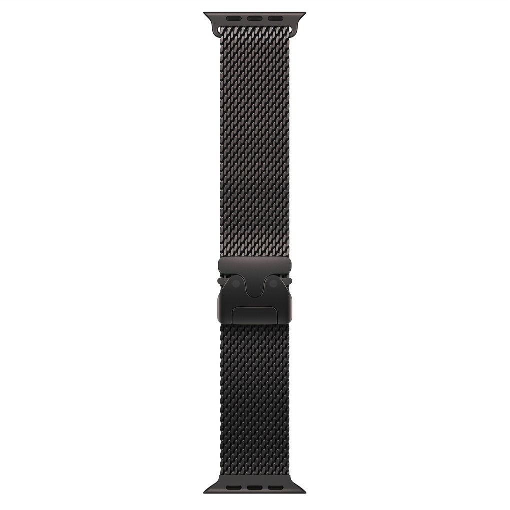 Curea pentru Apple Watch 49mm, Milanese Loop, Black Titanium - Large (MXKH3ZM/A)-0