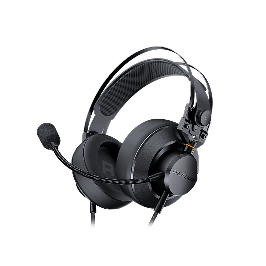 Casti PC Cougar VM40 cu fir, jack 3.5 mm, Negru (CGR-P53B-550)-0