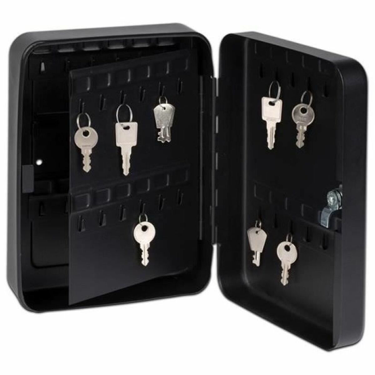Key cupboard Yale Black 30 x 24 x 8 cm-0