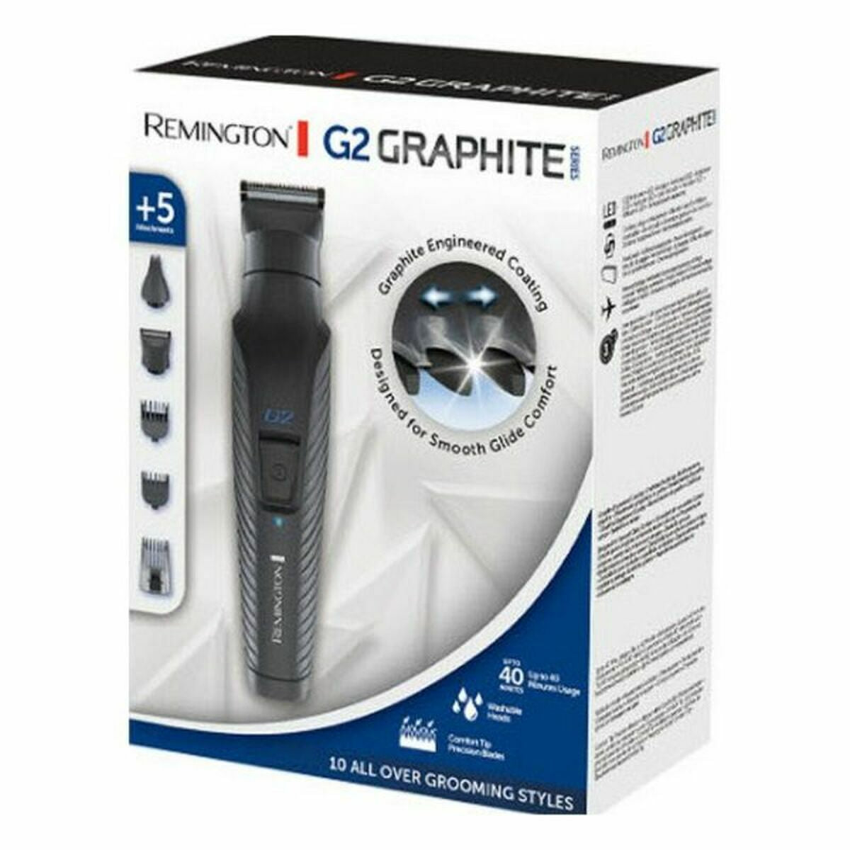 Cordless Hair Clippers Remington 43260560100 Black-19