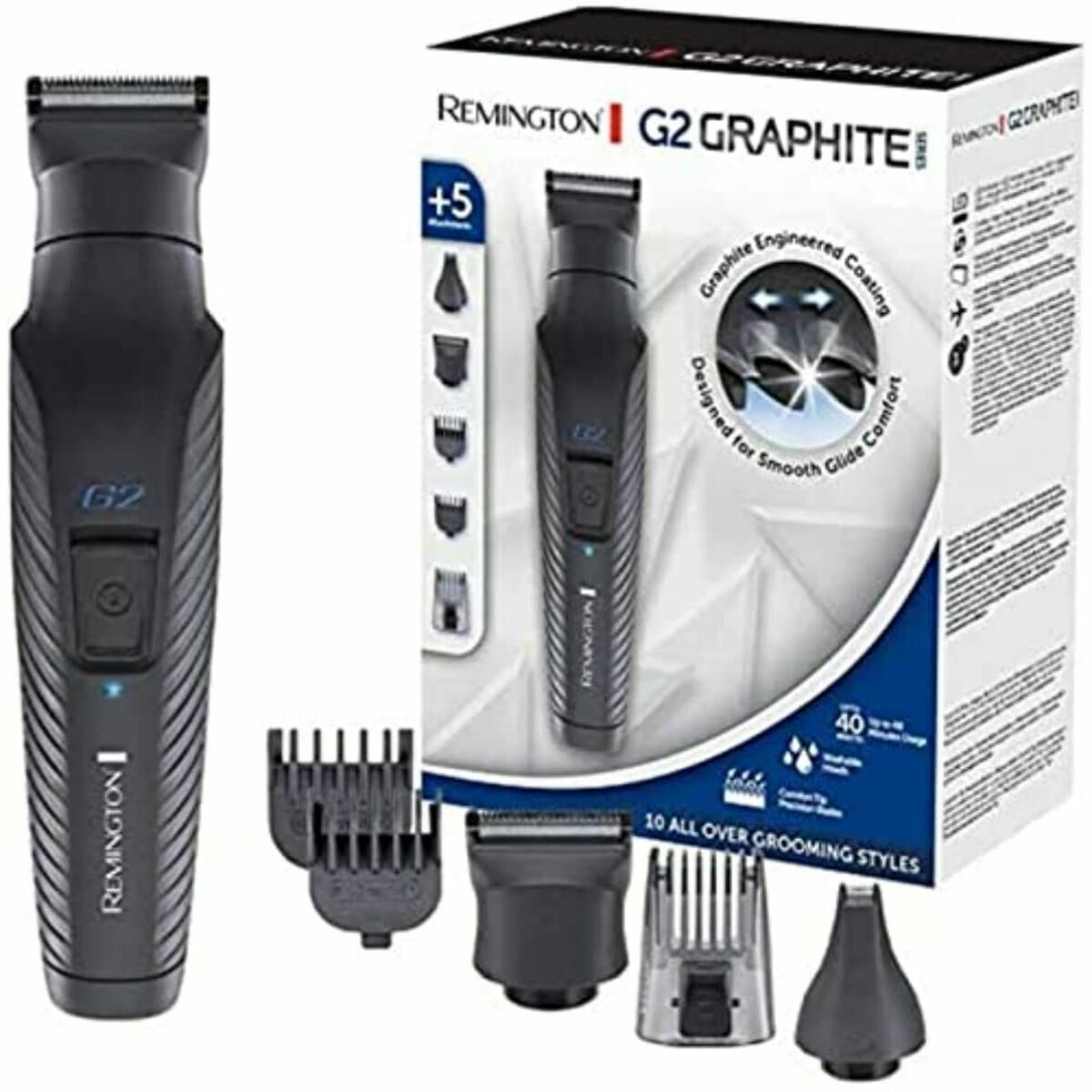 Cordless Hair Clippers Remington 43260560100 Black-17