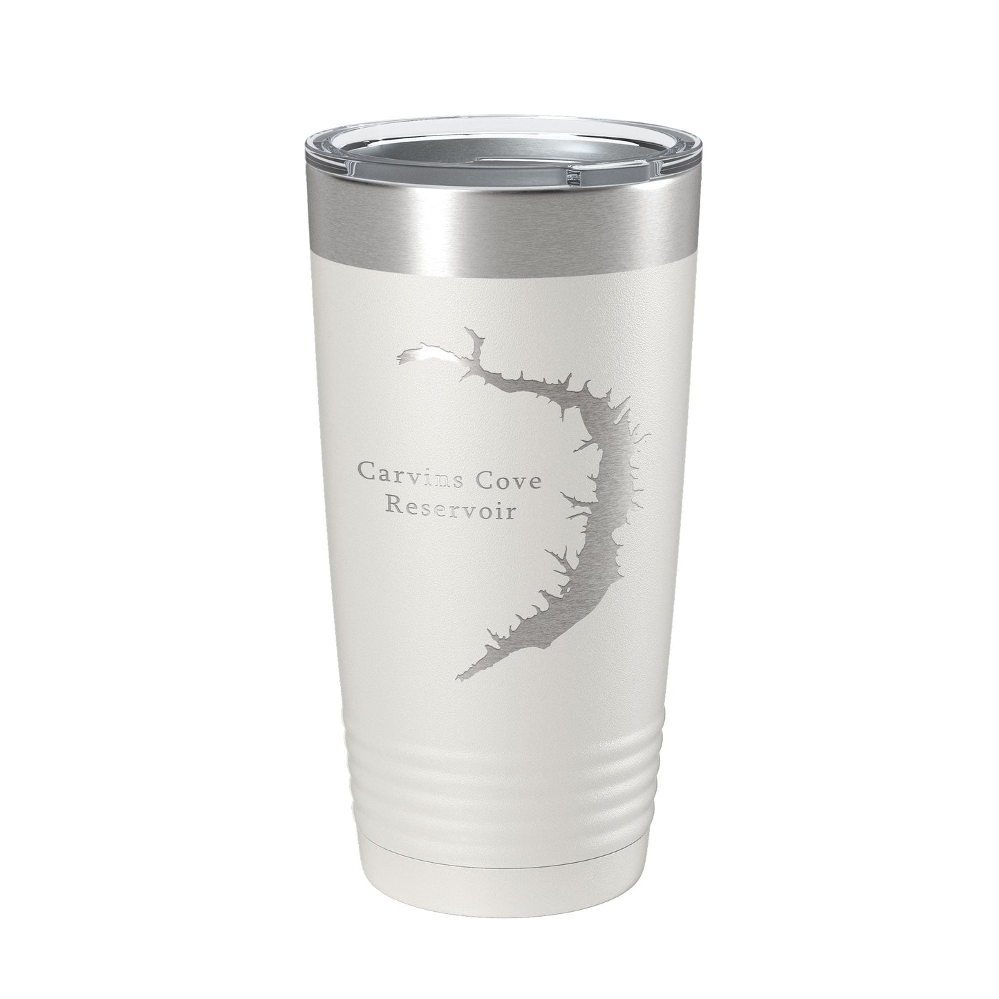 Carvins Cove Reservoir Tumbler Lake Map Travel Mug Insulated Laser Engraved Coffee Cup Virginia 20 oz-7