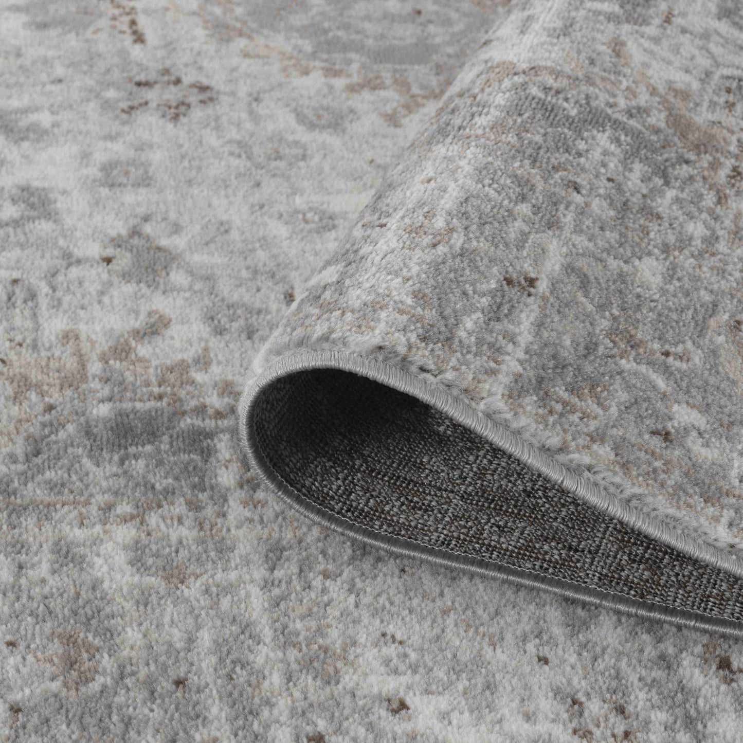 4' X 6' Brown Oriental Area Rug-3