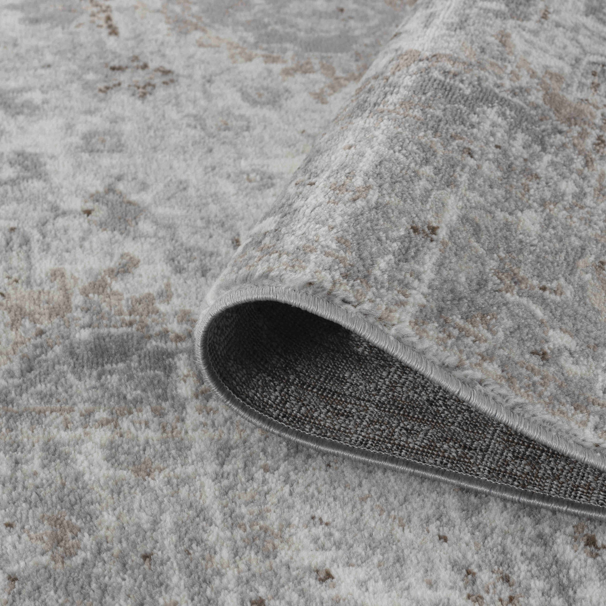 4' X 6' Brown Oriental Area Rug-3