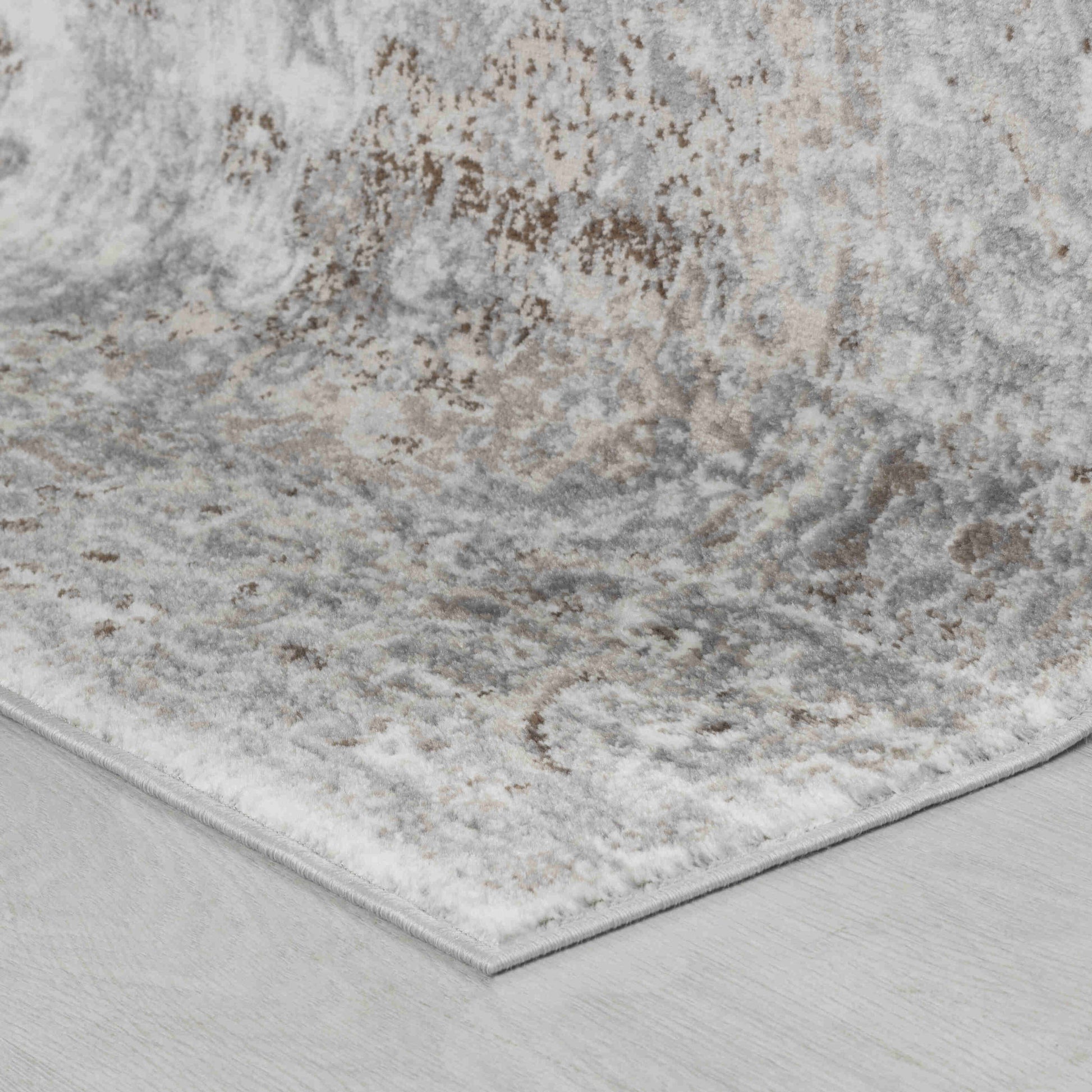 4' X 6' Brown Oriental Area Rug-6