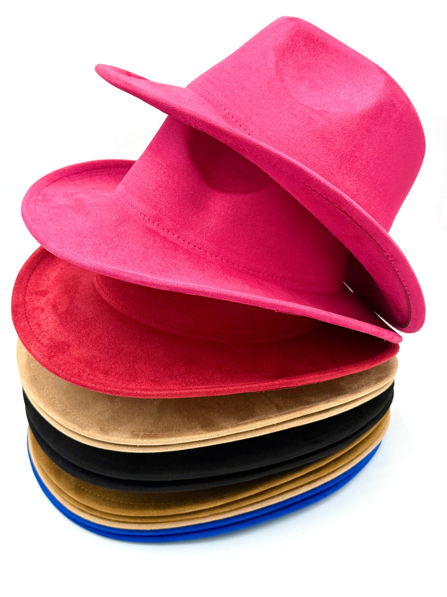 Kids Vegan suede cowboy style Hat-7