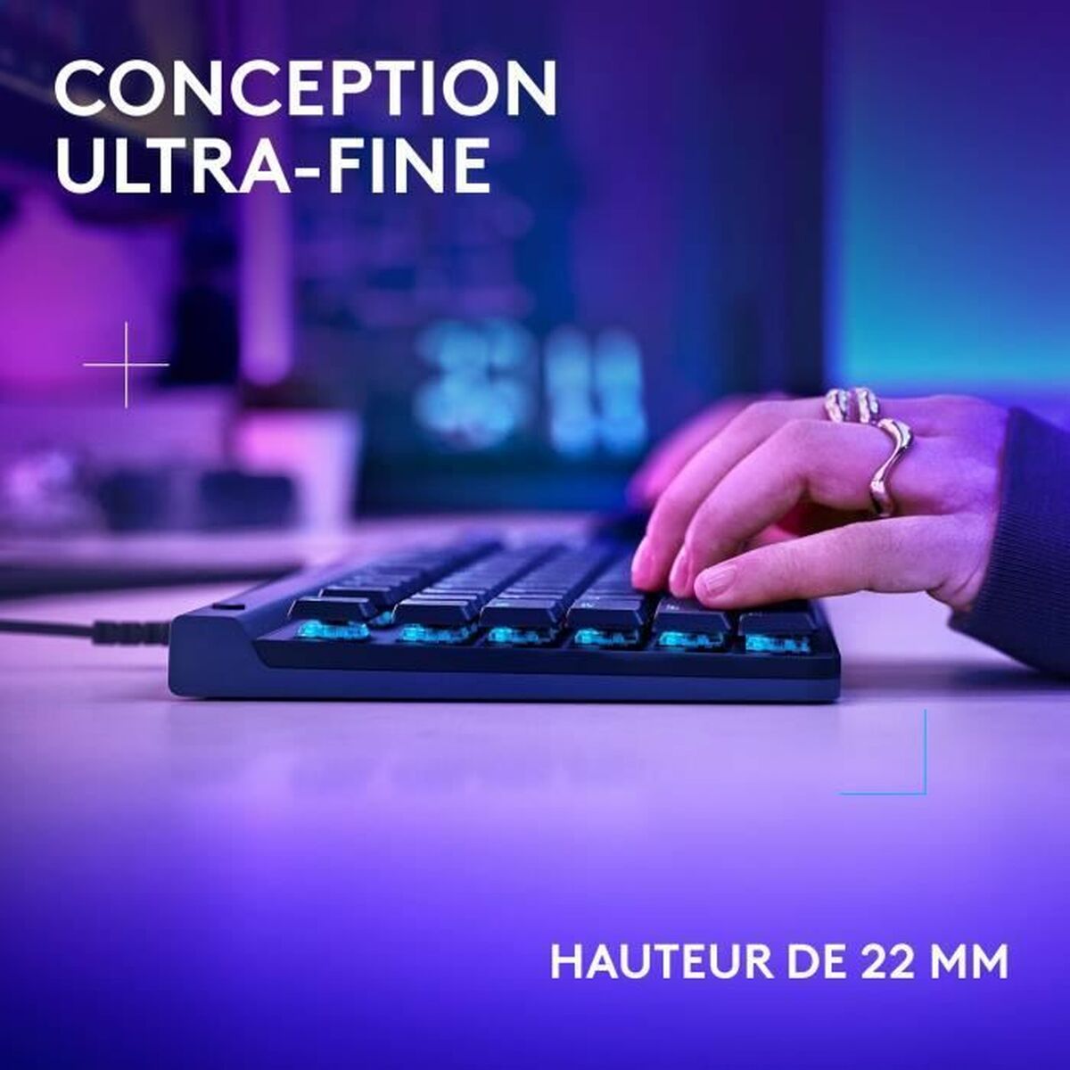 Keyboard Logitech G515 TKL Black AZERTY-3