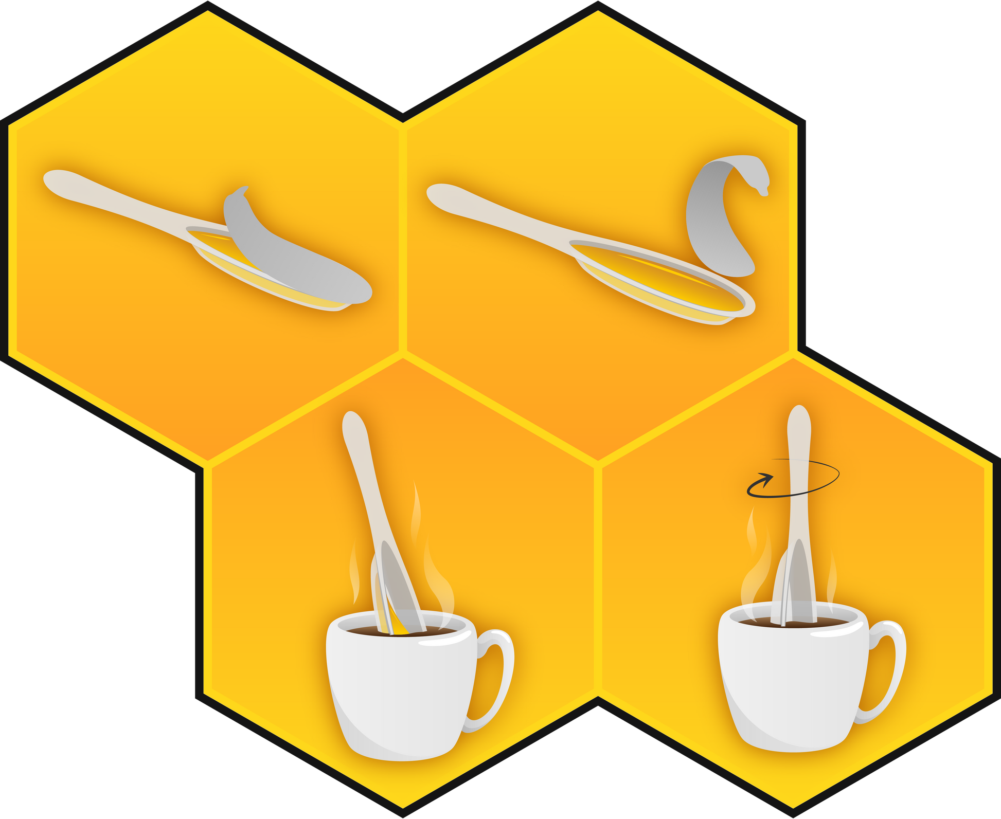 Badgers Honey Spoon /Blue Razz Honey Tea-3