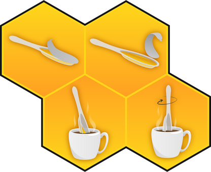 Badgers Honey Spoon /Blue Razz Honey Tea-3