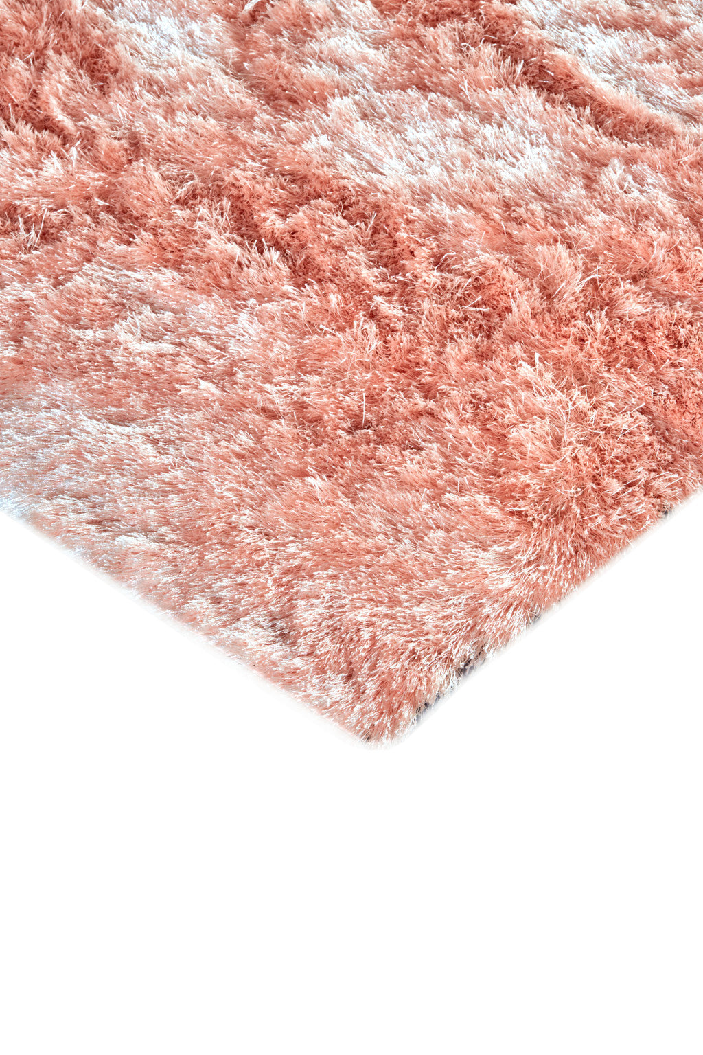4' X 6' Pink Shag Tufted Handmade Area Rug-7
