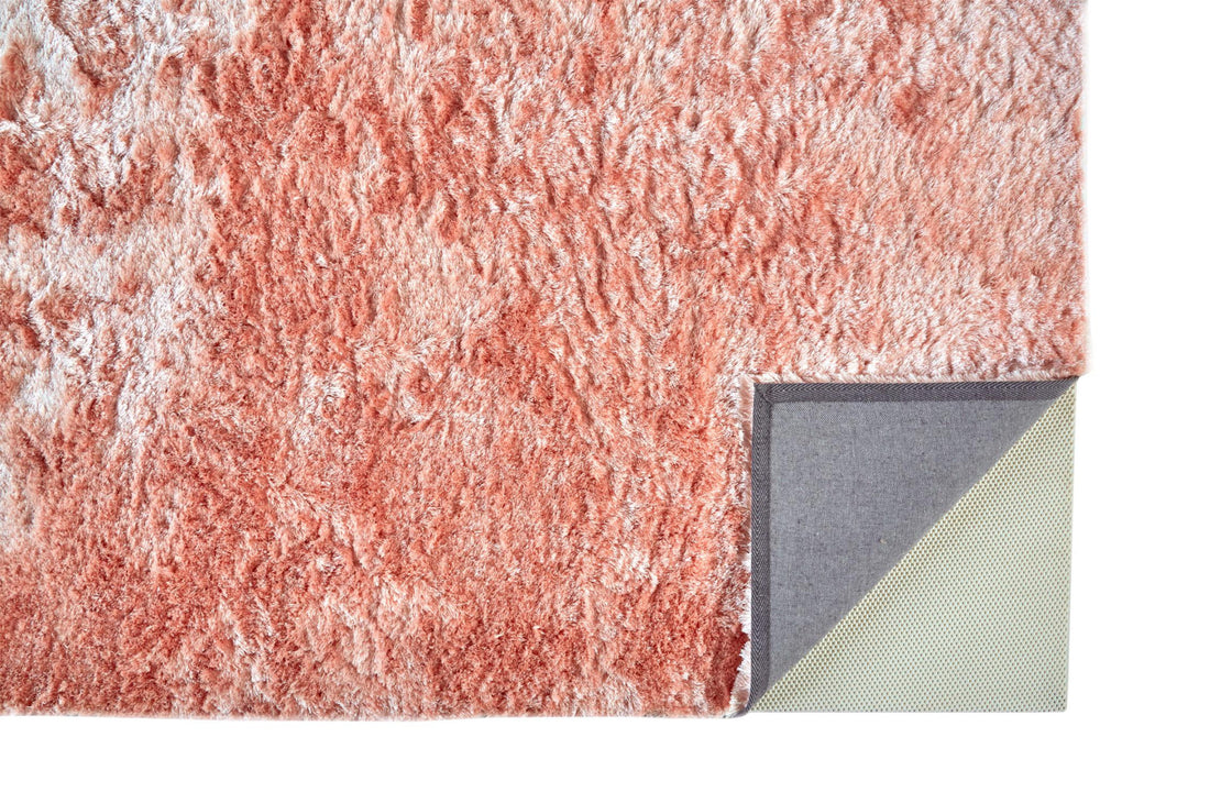 4' X 6' Pink Shag Tufted Handmade Area Rug-6