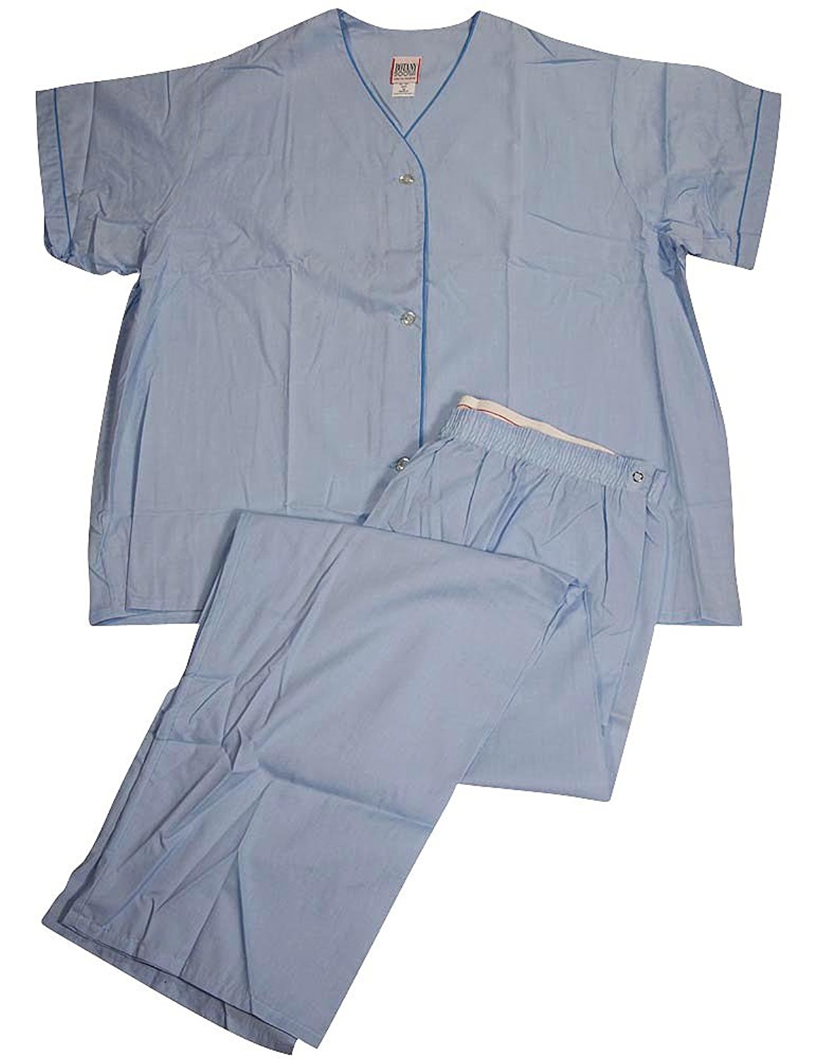 Botony 500 - Ladies Plus Short Sleeve Broadcloth Pajama-1